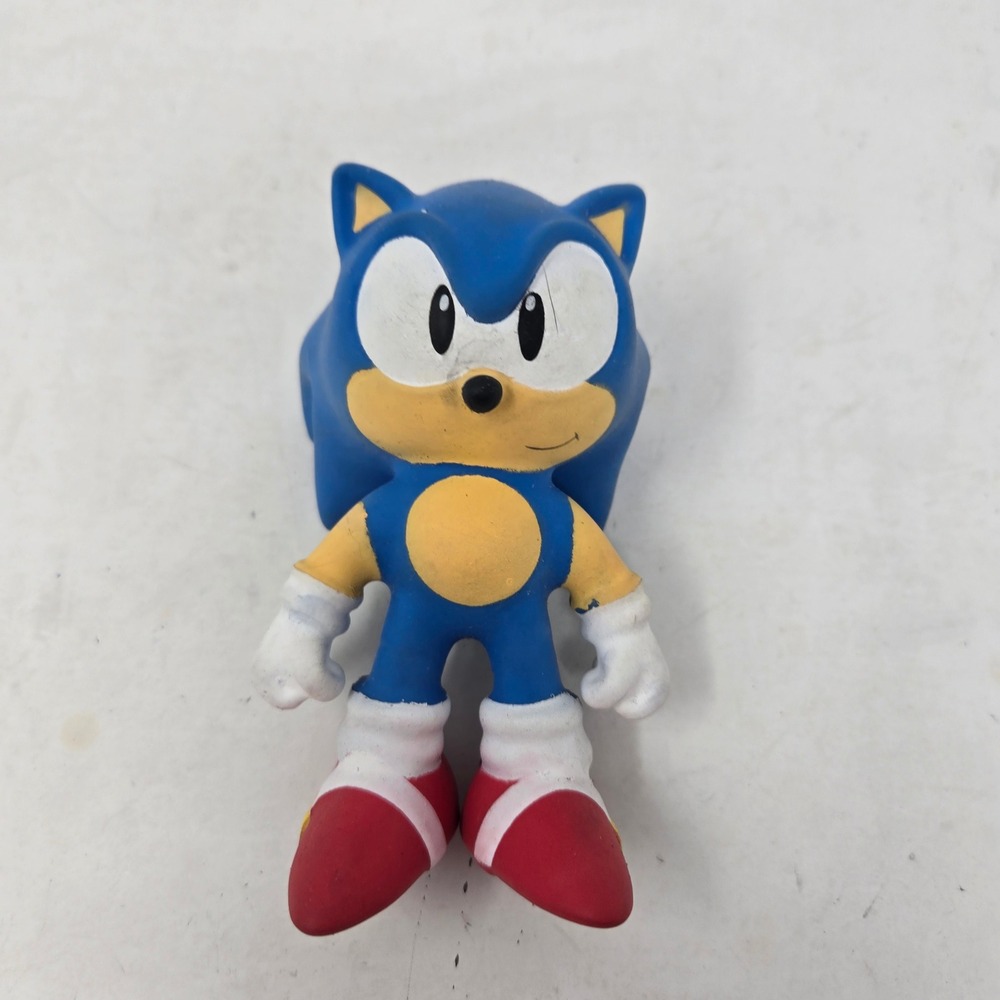 Sonic the Hedgehog Heroes of Goo Jit Zu Stretch Figure Moose Toys Sega Blue Gel